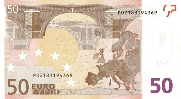 P 4P European Union 50 Euro Year 2002 (Duisenberg)